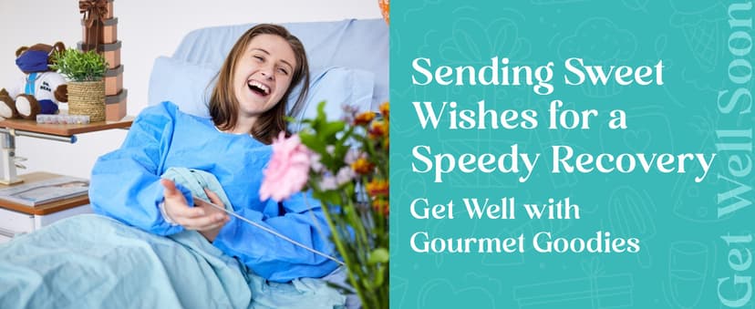 Get Well Basket Tower – Care Package with Gourmet Snacks for Women & Men, After Surgery Gifts, Thinking of You Treats, Feel Better Soon Gift Box by Broadway Basketeers