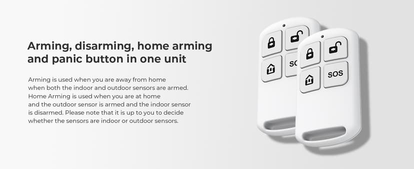 PGST WiFi Wireless Home Alarm System - 2025 Home Security System, 10-Minute Installation, 4 Door & Window Sensors + 2 Motion Sensors, APP Remote Control, Compatible with Alexa, No Monthly Fee