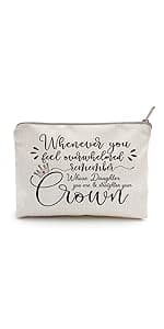 Love You Sister, Sister Gift, Missing You, Send Love, Makeup Case, Toiletry Bag, Gift for Friend, Makeup Bag for Best Friends (Love you Sis.)