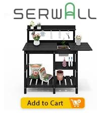 SERWALL HDPE Folding Adirondack Chair with Dual Cup Holder - Composite Adirondack Chair Set of 4- Black