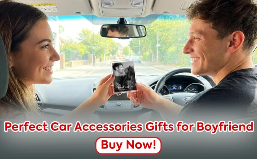 Custom acrylic clip with your photo and message, an anniversary, Valentine's Day or Christmas gift for couples and loved ones Personalized Car Visor Photo Clip, Drive Safe Picture Holder B0GGHG2KHN