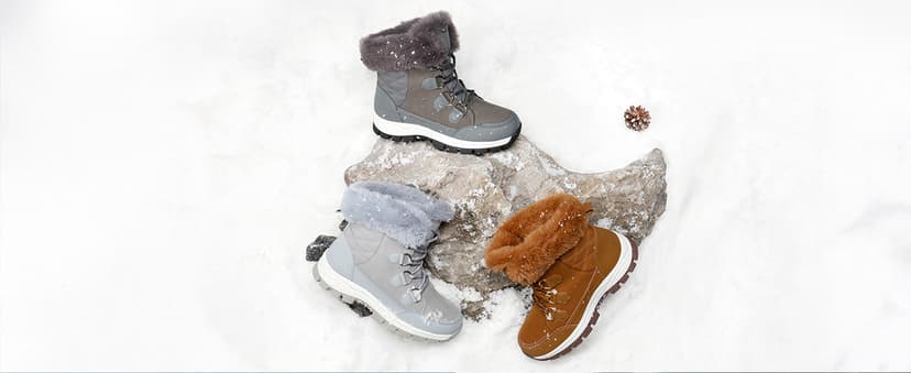 DREAM PAIRS Waterproof Snow Boots for Women, Faux Fur Cozy Warm Insulated Winter Boots Lace Up Mid-Calf Outdoor Shoes for Walking Hiking Hespera