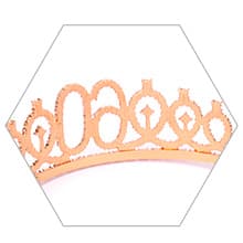 Casoty 60th Birthday Sash and Tiara for Women, 60th Birthday Decorations Women, Rose Gold 60th Crown and "60 & Fabulous" Sash Set, 60 Birthday Decorations for Women, 60th Birthday Gifts for Women