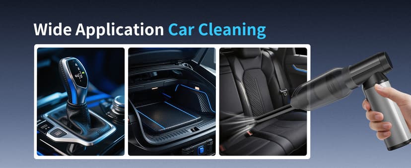 Compressed Air Duster, 2-in-1 Duster Blower & Vacuum with 320000RPM Super Power, Electric Air Duster Rechargeable, 3-Gear Adjustable Air Blower for Keyboard, Computer, Car, Home, and Outdoor Cleaning