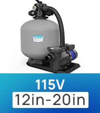 Aquastrong In/Above Ground Pool Pump High Flow Self Primming Swimming Pool Pump,Deep Blue