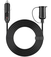 AstroAI Handheld Car Vacuum Cordless with Accessories, Portable Vacuum Cleaner with 12V DC Power, LED Light, Brush, Extended Suction Pipe, Hose, Mini Handheld for Car, Home, Office, and Pet Hair, Red