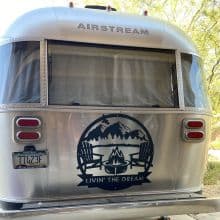 RealSteel Custom Metal Signs – Personalized Outdoor Wall Art, Wedding & Anniversary Name Plaque, Porch & Garden Decor, Campfire Monogram Yard Sign