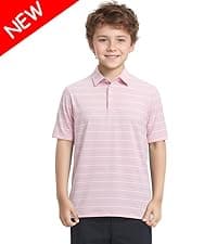 Golf Shirts for Men Dry Fit Short Sleeve Print Performance Moisture Wicking Polo Shirt