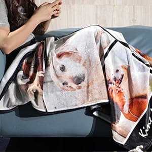 Ships Next Day, Custom Photo Blanket I Love You Girlfriend Boyfriend Gifts, Personalized Blankets Couples Gifts Christmas Blankets Women Gifts