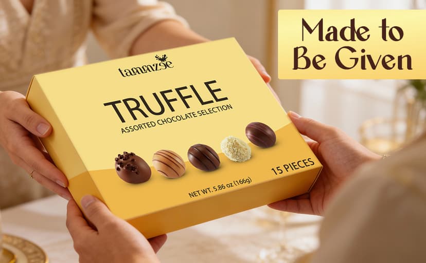 Holiday Assorted Chocolate Truffle Gift Box - 15 Count. Ideal Assorted Chocolate Gift Box for Easter, Anniversary, Birthday and Special Occasions, Perfect for Sharing with Loved Ones B0GJ6QLWJN