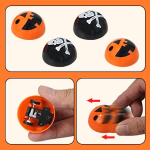 306 PCS Halloween Party Favors Bulk, Halloween Goodie Bags Fillers for Trick or Treat, Stocking Stuffers, Halloween Treats Non Candy Carnival Treasure Box Classroom School Kids Adults Prizes Gifts