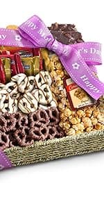 A Gift Inside Chocolate, Caramel and Crunch Grand Gift Basket