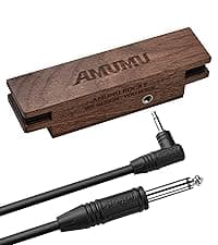 AMUMU SP60BCM Magnetic Passive Soundhole Humbucker Pickup for Acoustic Guitars