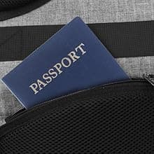 MATEIN Travel Laptop Backpack, Business Anti Theft Slim Sturdy Laptops Backpack with USB Charging Port, Water Resistant College School Computer Bag Gift for Men & Women Fits 15.6 Inch Notebook, Grey