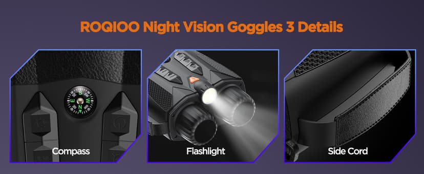 Night Vision Goggles for Adults 4k: Tactical Binoculars with Camera - Infrared Goggles for Hunter - Digital Electronics Gift - Hunting Gifts for Men/Dad/Husband - Cool Tech Gadgets for Camping/Boating