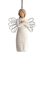 Willow Tree Remembrance Angel (Lighter Skin), Memories…Hold Each one Safely in Your Heart, A Gift to Express Sympathy, Comfort, Remembrance and Healing, Sculpted Hand-Painted Figurine