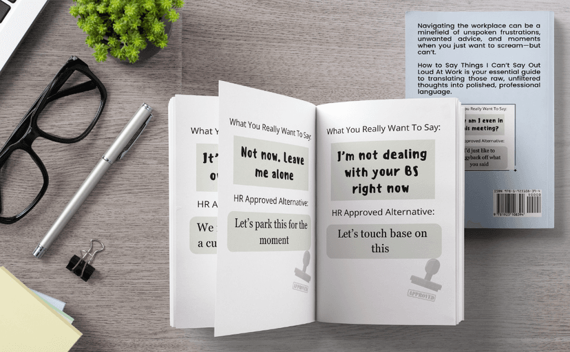 HR Approved Way To Say Things I Can’t Say Out Loud At Work (HR Approved Office Survival Series)
