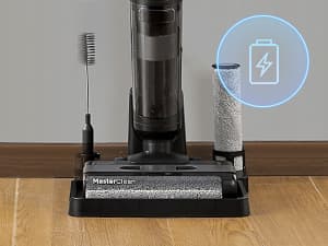 Ultenic Wet Dry Vacuum Cleaner, Cordless Vacuum Mop Combo with Self-Cleaning, 50min Runtime, Smart Mess Detection, Edge Cleaning, LED Display, 3-in-1 Floor Cleaner Machine for Hard Floor, AC1 Elite