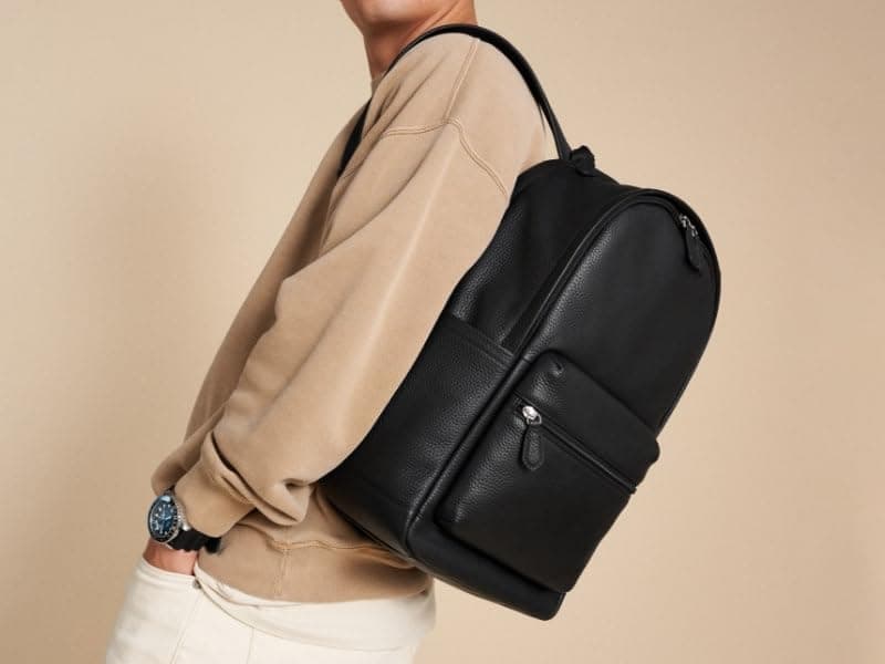 Fossil Men's Leather Minimalist Magnetic Card Case with Money Clip Front Pocket Wallet for Men