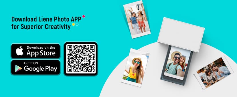 Liene M100 4x6'' Photo Printer, Phone Printer 100 Sheets & 3 Cartridges, Full-Color Photo, Portable Instant Photo Printer for iPhone Android, Thermal Dye Sublimation, Wi-Fi Picture Printer 100 Papers B09XHYNHB2