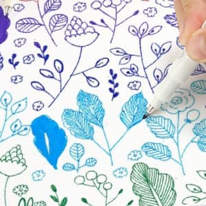 Fudenosuke Brush Pen - 16 Colors Calligraphy Brush Pens for Hand Lettering, Calligraphy, Drawing, Writing, Journaling GC-SB16
