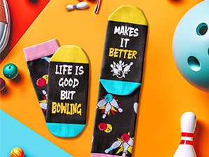 Zmart Men Women Funny Socks - Outdoorsman Gifts for Racing Golfing Hunting Lovers