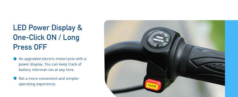 Hiboy DK1 36V Electric Dirt Bike,300W Electric Motorcycle - Up to 15.5MPH & 13.7 Miles Long-Range,3-Speed Modes Motorcycle for Kids Ages 3-10