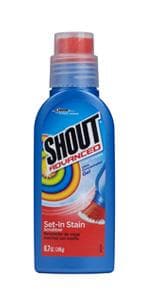 Shout Active Enzyme Laundry Stain Remover Spray, Triple-Acting Formula Clings, Penetrates, and Lifts 100+ Types of Everyday Stains - Prewash Spray 22oz