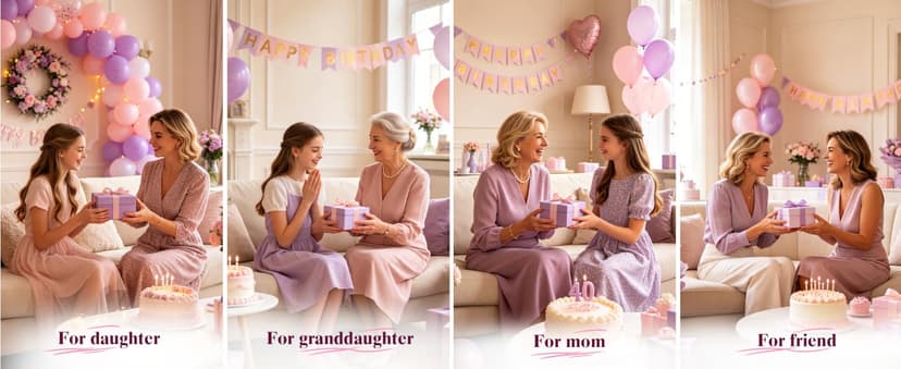 Birthday Gifts for Women Girls Throw Blanket 60"X50", Happy Birthday Decorations for Women, Gifts for Women Birthday Unique, Womens Birthday Gift Ideas for Her Friend Mom Sister Grandma Wife