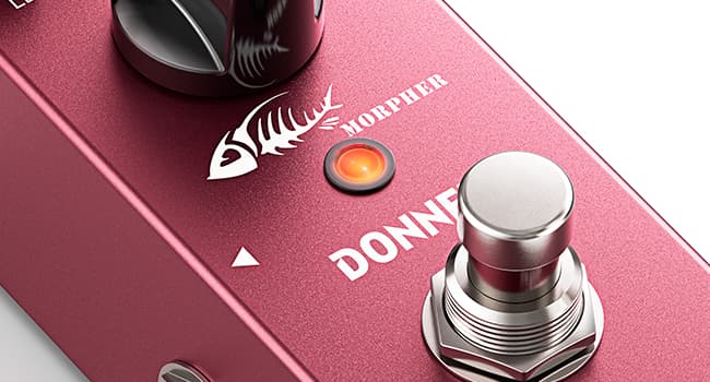 Donner Distortion Guitar Pedal, Morpher Mini Distortion 3 Modes Natural, Tight, Classic Crunch 80s Metal for Electric Guitar True Bypass