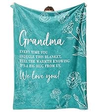 Mom Birthday Gifts, Gifts for Mom Blanket, to My Mother Birthday Gift from Daughter Son, Present for Moms for Christmas 60" x 50", Blue