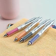PILOT Dr. Grip Center of Gravity Refillable & Retractable Ballpoint Pen, Medium Point, Black, Single Pen- Ideal for School, Journaling & Office Writing