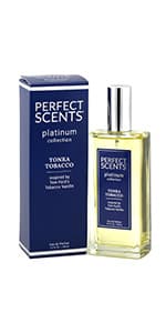 Perfect Scents Fragrances | Inspired by Tom Ford’s Tobacco Vanille | Platinum Collection | Tonka Tobacco | Unisex Eau de Parfum | Paraben & Phthalate Free | Never Tested on Animals | 3.4 Fl Oz