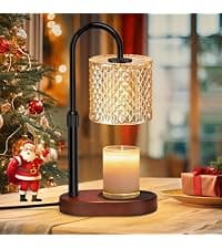 Candle Warmer Lamp with Timer Dimmer Adjustable Height for New Home Bedroom,Mothers Day Gifts,Vintage Home Decor for Scented Jar