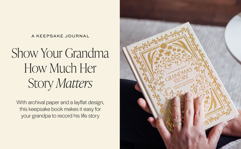 Grandma's Story: A Memory and Keepsake Journal for My Family (Heirloom Story Books and Guided Journals)