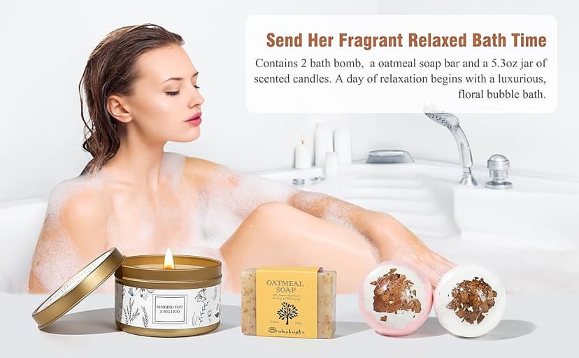 Birthday Gifts for Women, Unique Happy Birthday Gift Basket Self Care Package Bday Ideas with Luxury Flannel Blanket for Mom Her Best Friends Sister Wife Friendship