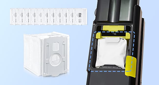 12 Pack Replacement Dust Bags for LG CordZero All-in-One Tower A939KBGS, A938KBGS, A937KGMS, and A949KTMS