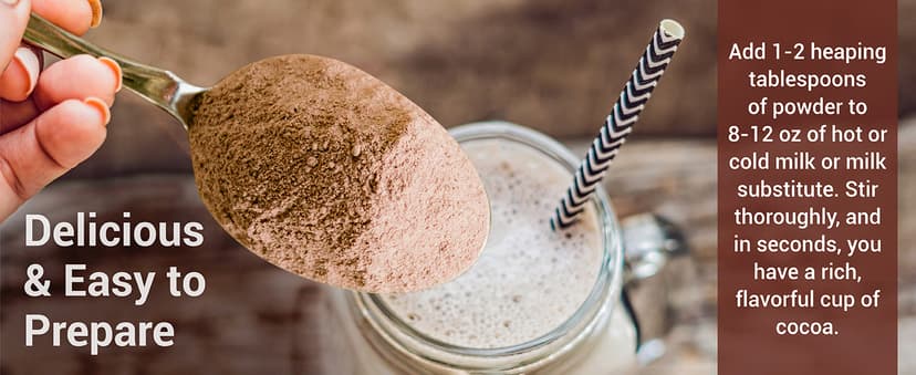 MilkBoy Dairy Free Hot Chocolate Mix - Gluten Free Swiss Cocoa Drink Powder, Vegan Hot Cocoa Mix, Gourmet Swiss Chocolate Drink, Kosher, Rainforest Alliance Certified - 12 oz Can