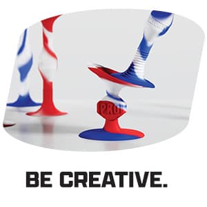 Popdarts USA Themed PRO Pack Game Set (Red White Blue Wigglenobber Target Marker) - Indoor, Outdoor Suction Cup Throwing Game - Competition with a POP