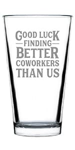 Good Luck Finding Better Friends Than Us - Stemless Wine Glass - Funny Farewell Gift For Best Friend Moving Away - Large 17 Oz Glasses