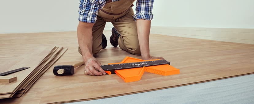 dodowin Contour Gauge Tool,Fathers Day Gifts for Men Birthday Dad Husband Him, Super Gauge Shape Outline Tool for Woodworking, Flooring Measure Tools,Anniversary/Boyfriend Gift