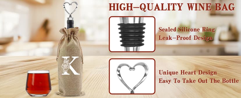 Personalized Gifts for Women,Monogrammed A-Z Wine Glasses Gifts for Women,Wine Glass for Gift Box,Birthday Gifts for Mom Sister Grandma-J