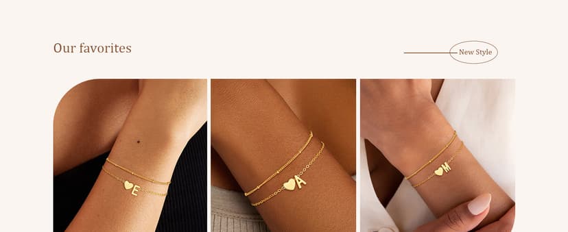 14K Gold Plated Heart Initial Bracelet Teen Girl Gifts Trendy Stuff Dainty Gold Bracelets for Women Girls Jewelry Gifts Gold Initial Bracelets for Women Teen Girl Gifts Trendy Stuff B0FHKTMNHG