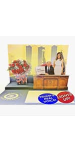 OUR FRIENDLY FOREST Talking Trump Anniversary Card - Authentic Voice Recording - Personal Anniversary Message from Presidential Collection - Includes Envelope