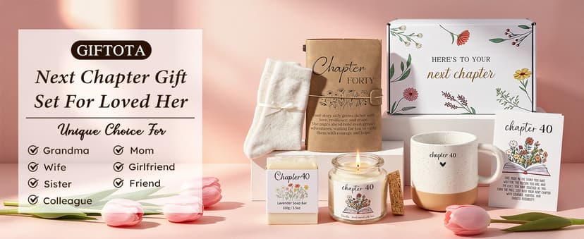 Giftota 40th Birthday Gifts Women, 40 Year Old Birthday Gifts for Women Happy 40th Birthday Gifts for Women Gifts for 40th Birthday Woman Cool 40 Birthday Gift for Her Womens 40 Birthday Gift B0GTQ2D22C