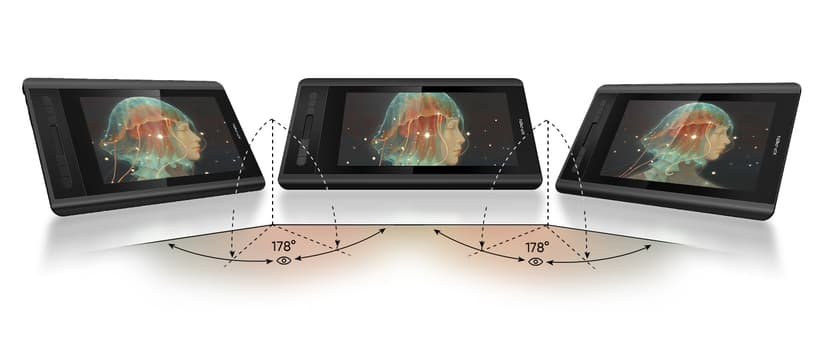 XP-PEN Artist12 11.6 Inch FHD Drawing Monitor Pen Display Graphic Monitor with PN06 Battery-Free Multi-Function Pen Holder and Glove 8192 Pressure Sensitivity