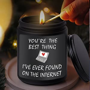 UDIKEFO Funny Gifts for Men, Gifts for Him, Christmas Gifts for Boyfriend Men, Anniversary Romantic Gifts for Him Boyfriend Husband,Candles Gifts for Men, Long Burning & Highly Scented