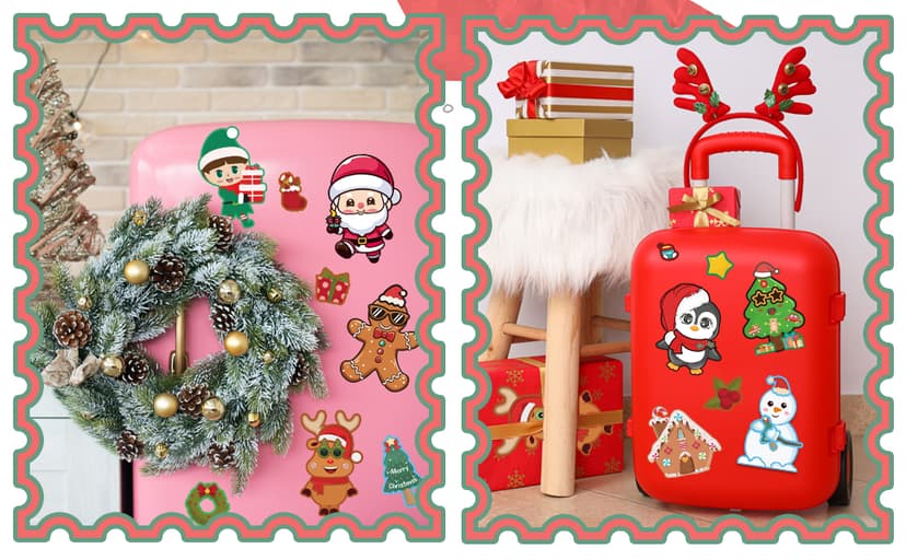 Kids Xmas Decorations Gifts Games Party Favors Supplies 24 Sheets,Stocking Stuffers,Christmas Stockings,Christmas Gift Bags Stocking Stuffers for Kids,Christmas Stickers,DIY Christmas Crafts for Kids B0F8H5X4L8