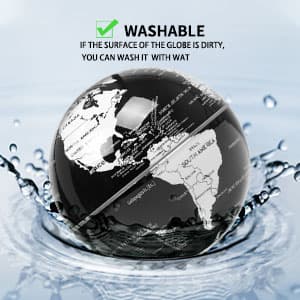 Magnetic Levitation Floating Rotating World globe for children With Colored Lamp And Touch Switch For Men Boss Cool home/Office Decor unique Gifts Or Kids Desk Tech accessories Gadget teenage Toys