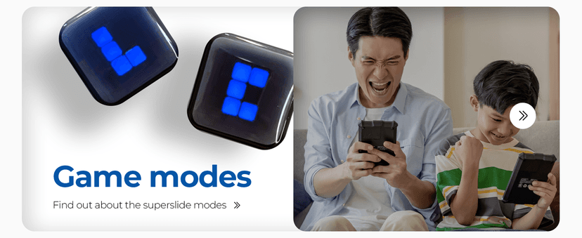 GiiKER Super Slide Puzzle Games, Original 500+ Challenges Brain Teaser Puzzle, Toys for Kids Teens, Travel Games Birthday Gifts Stocking Stuffers for Boys Girls, Activities for Road Trips